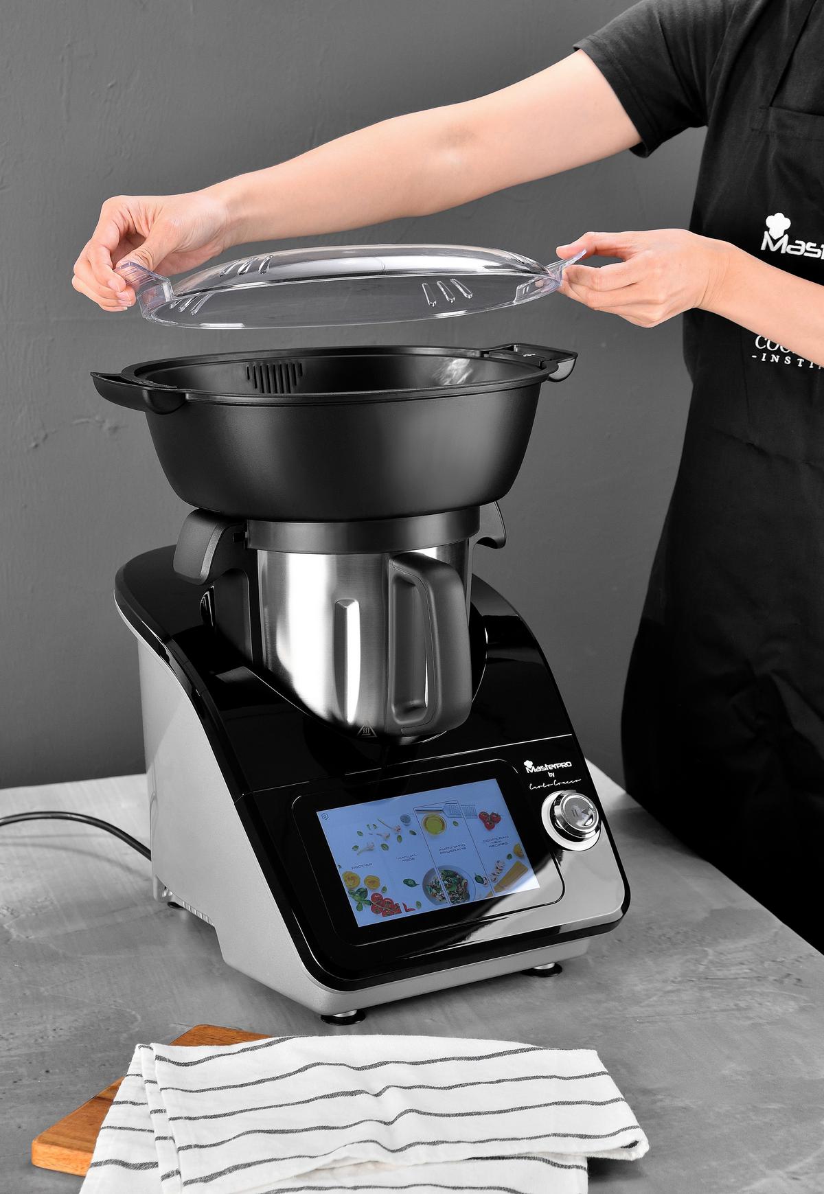 MULTICOOKER BGMP-9305 - kolor srebrny/czarny, Trend, metal (33.8/57/47.7cm)