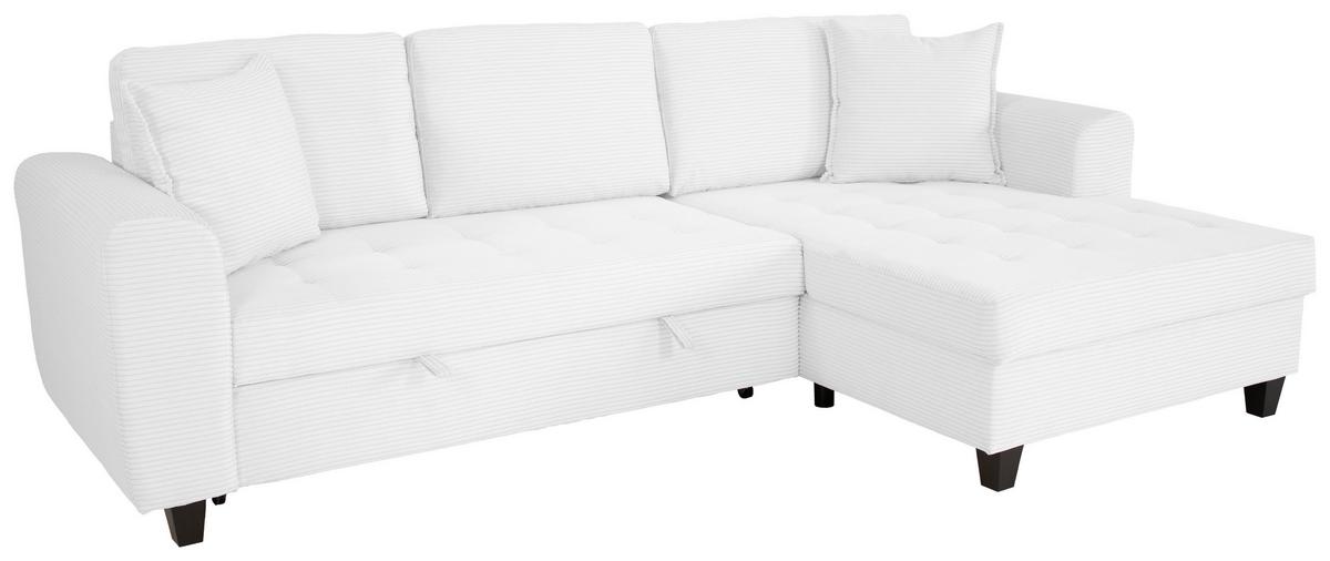 Kutna Garnitura Moritz - srebrne boje, Trend, tekstil (265/155cm) - Modern Living