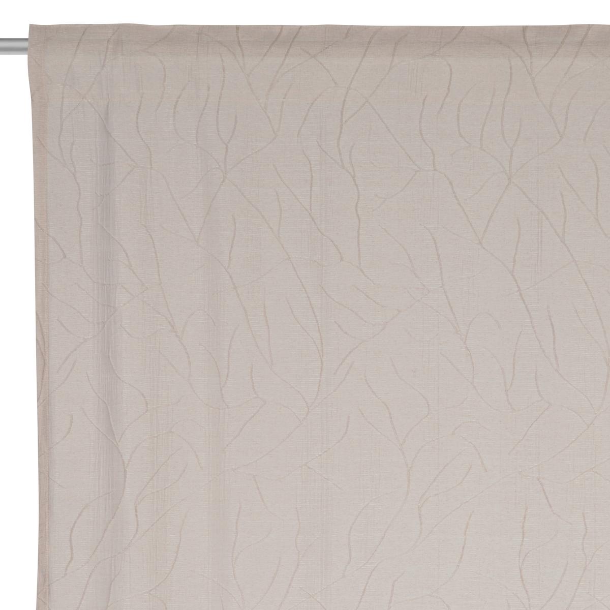 ZASŁONA GOTOWA TAINATE - taupe, Design, tkanina (135/245cm) - Esposa