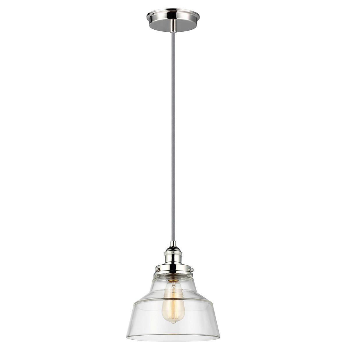 Viseća Svjetljka Baskin - boje nikla, Konvencionalno, staklo/metal (25.4/30.1cm) - Elstead Lighting