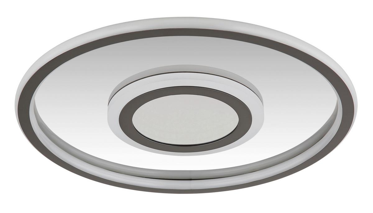 Led Mennyezeti Lámpa 48556-40 - fehér/szürke, Konventionell, műanyag/fém (43,2/5cm) - Globo
