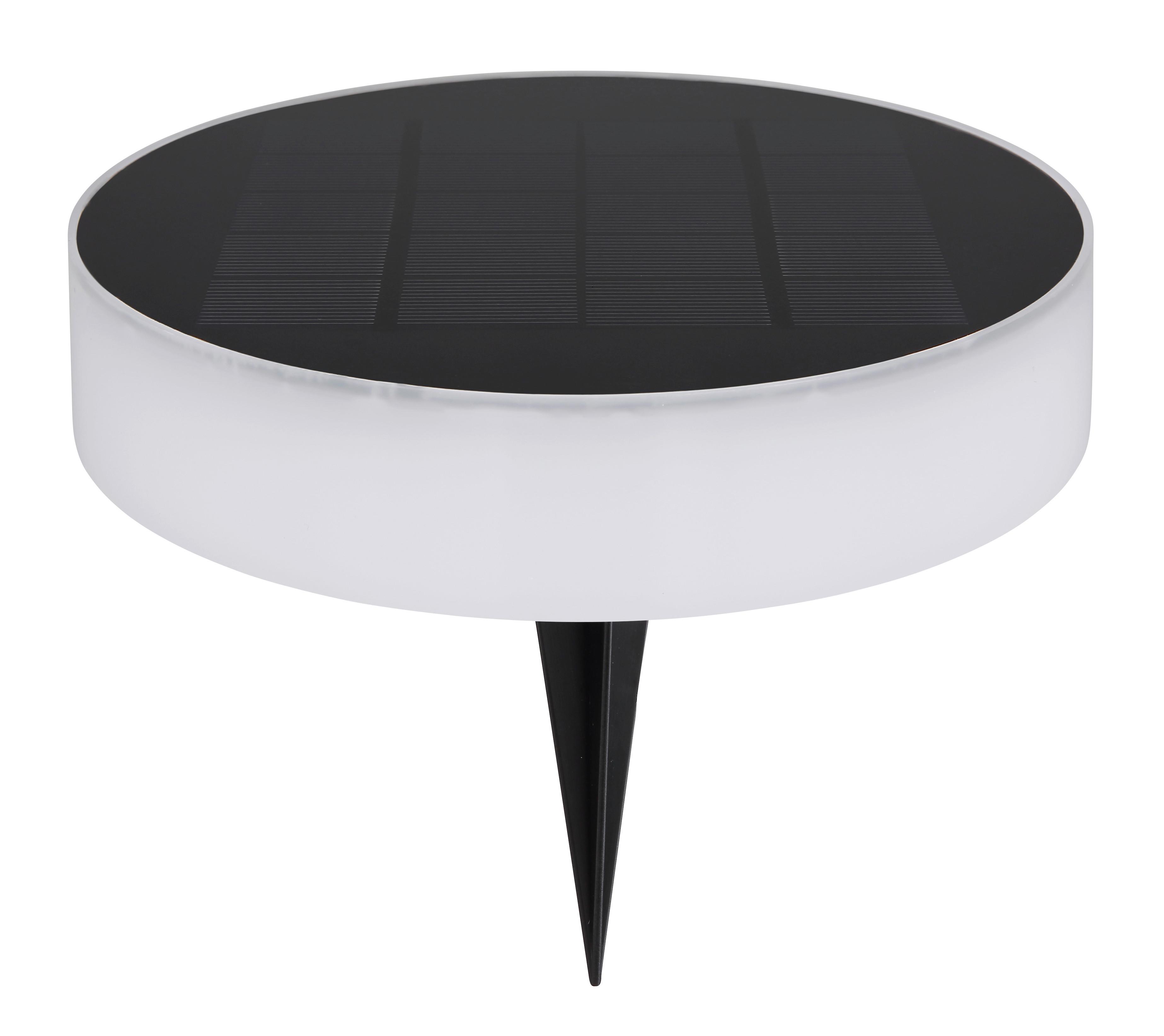 Solarna Svetilka Solar, S Sijalko - črna/opal, Design, umetna masa (15,3/56,1cm) - Globo