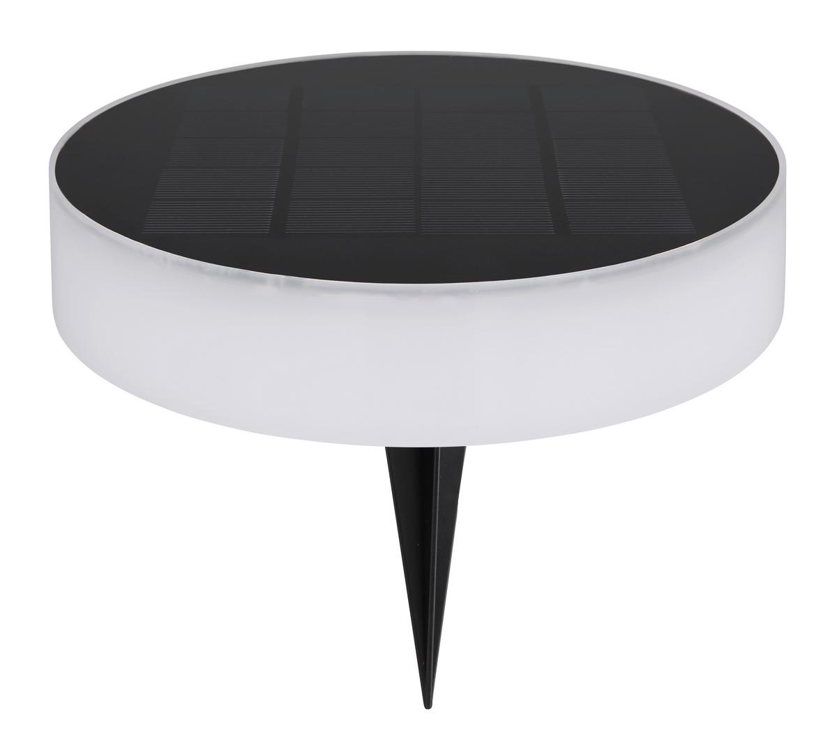 Solarna Svetilka Solar, S Sijalko - črna/opal, Design, umetna masa (15,3/56,1cm) - Globo