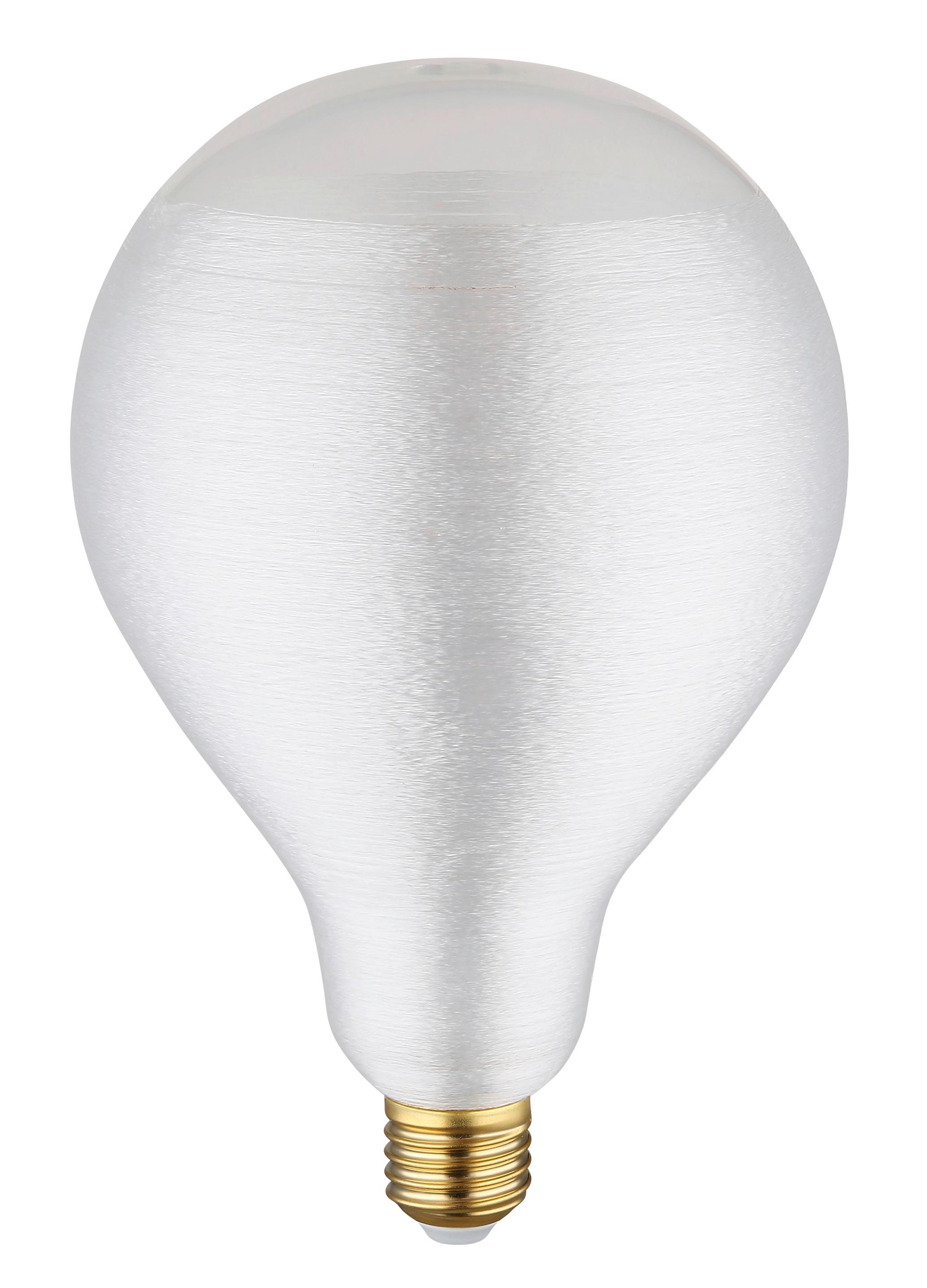 Led-sijalka 11537 - prozorno/barve medenine, Basics, kovina/steklo (13/21cm) - Globo