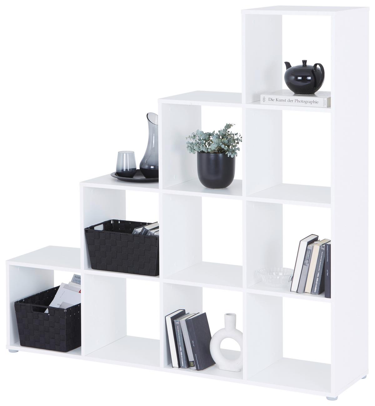 Separator de cameră PISA 4 - alb, Modern, material pe bază de lemn (149/148/35cm) - Modern Living