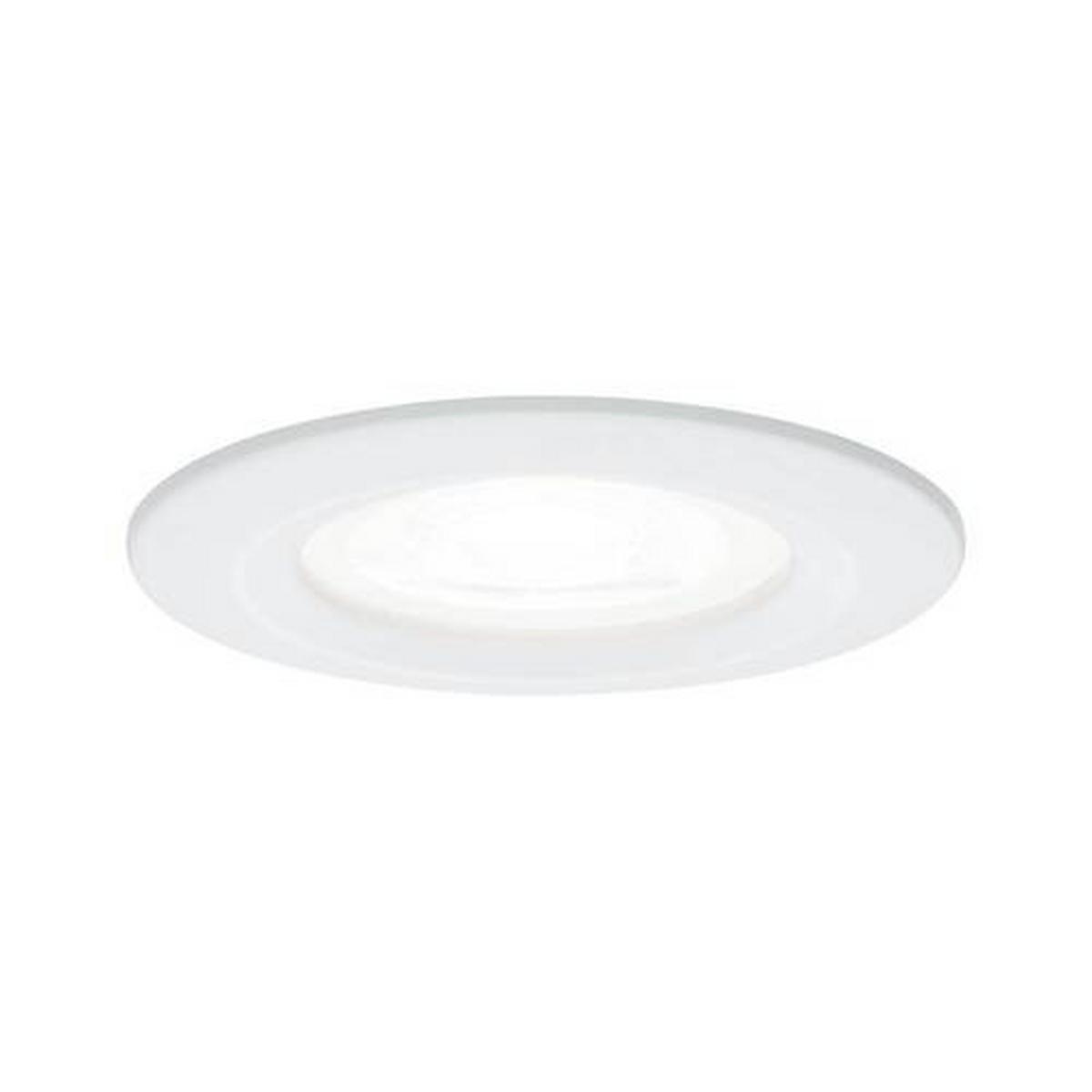Deckenstrahler Nova in Weiß/Alufarben max. 6,5 W - Alufarben/Weiß, Design, Metall (7,8cm) - Paulmann