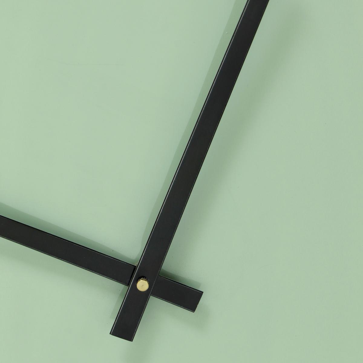 Wanduhr Tomo Pastellgrün Ø ca. 42cm - Pastellgrün, Basics, Metall (42/42/4cm)