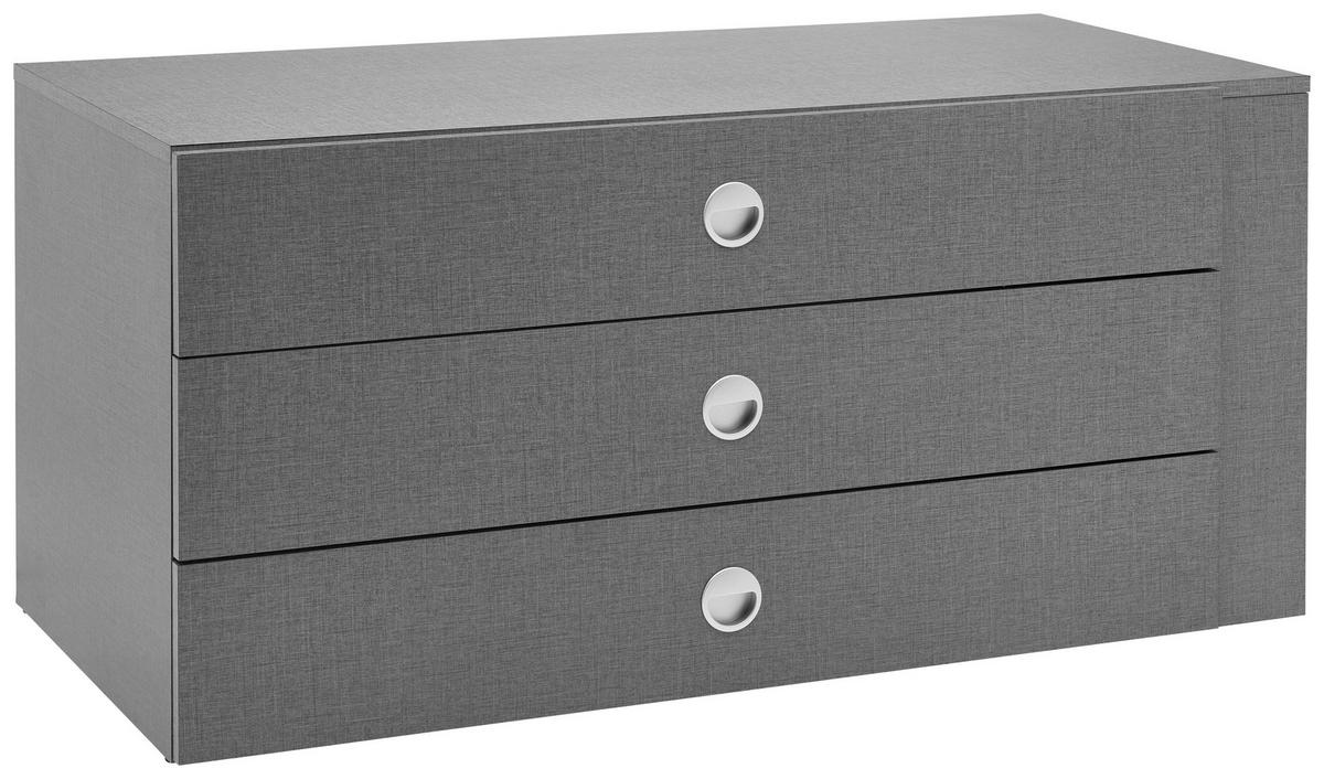 Notranji Predali Universal - temno siva, Konvencionalno, leseni material (105/49/48,5cm) - Mömax