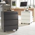 Rollcontainer in Schwarz - Schwarz, Kunststoff/Metall (41/57/50,3cm) - MÖMAX modern living