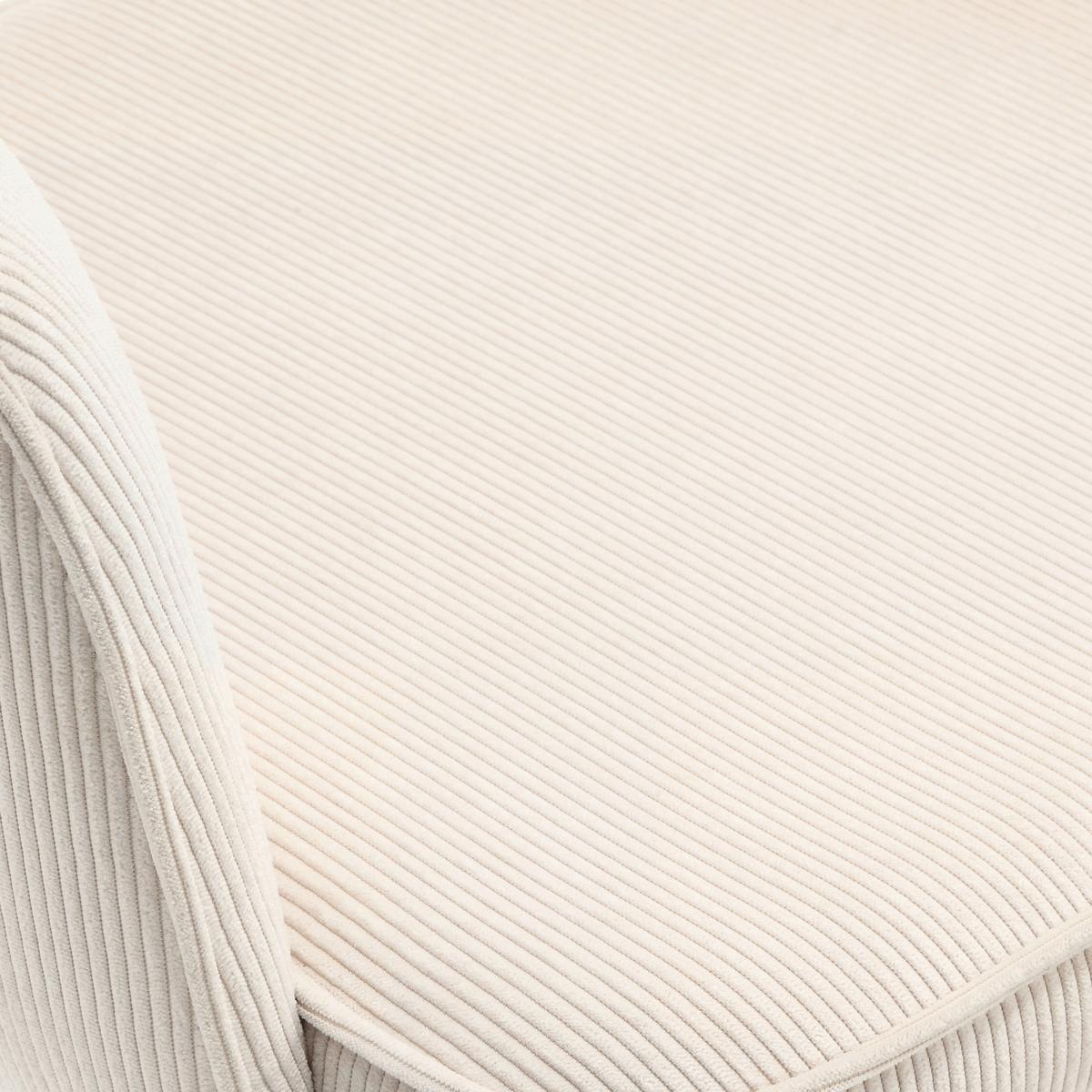 KRZESŁO Z PODŁOKIETNIKAMI ADELE - kremowy, Modern, metal/tkanina (61/85/61cm) - Livetastic