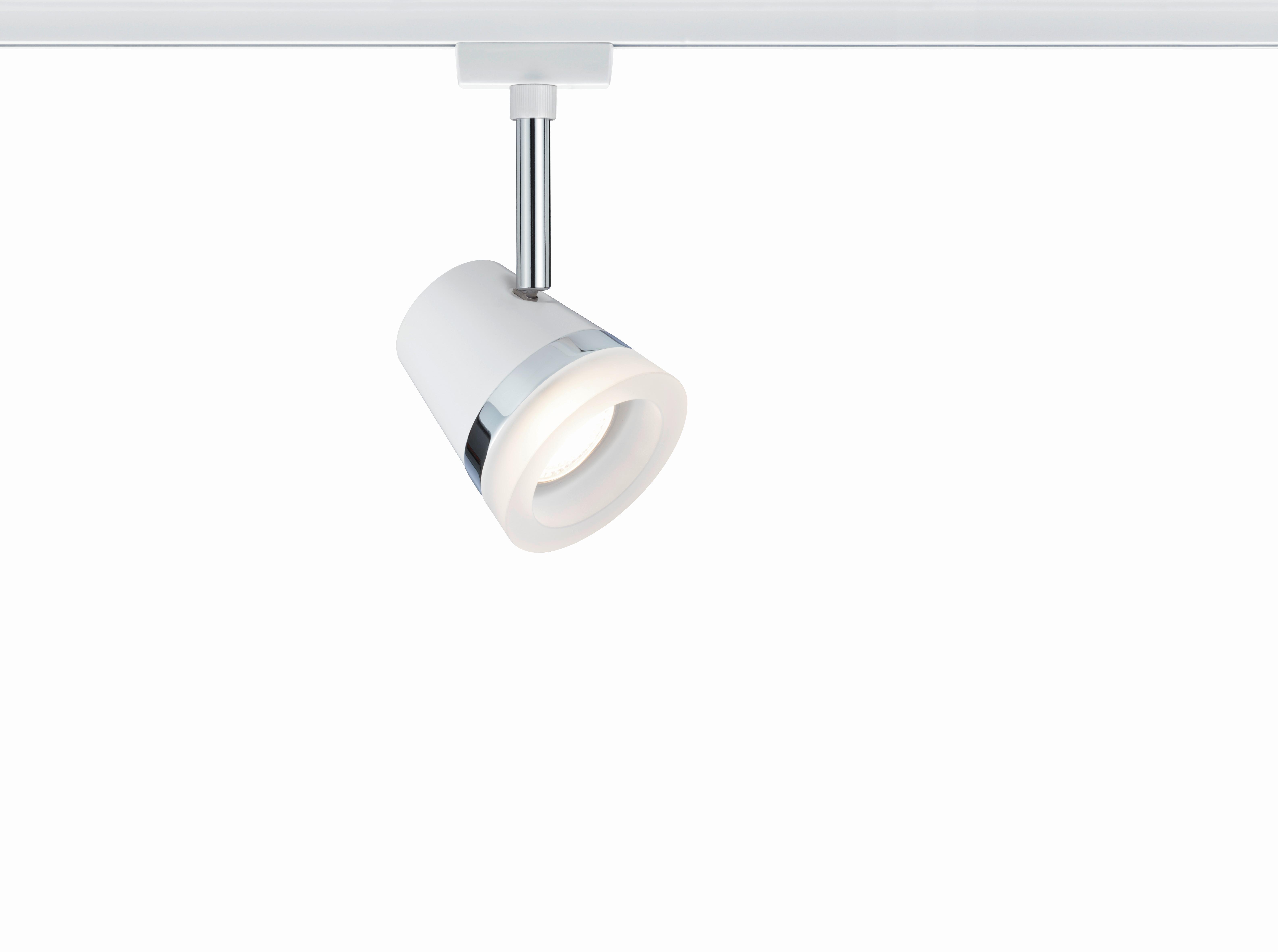 Schienensystem-Strahler Spot Cone max. 10 Watt - Chromfarben/Weiß, Design, Metall (18/9cm) - Paulmann