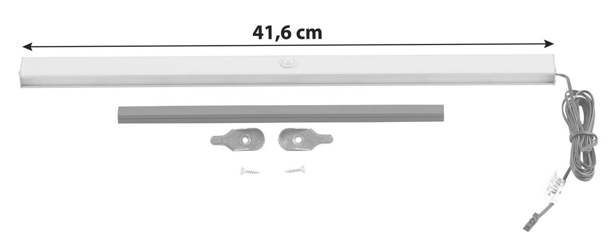 Šipka Za Odjeću Unit - boje aluminija, Moderno, metal (41,6cm) - Based