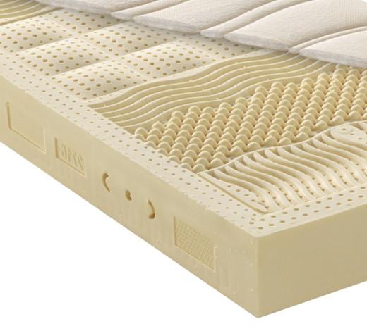 Latexmatratze Waldgrün L700 ca. 120x200 cm Weiß - Weiß, Basics, Textil (120/200cm) - Linea Natura
