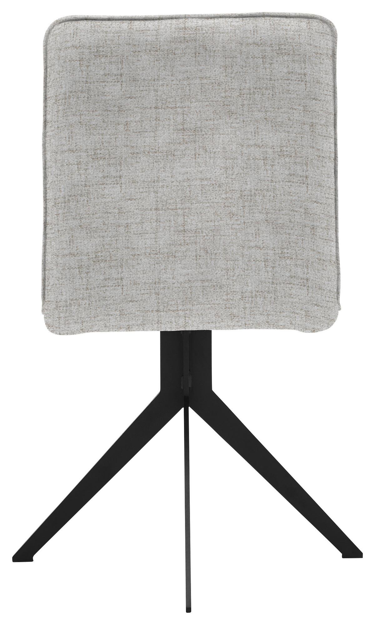 KRZESŁO MALIBU - beżowy/czarny, Design, metal/tkanina (46,5/87/64cm) - Voleo