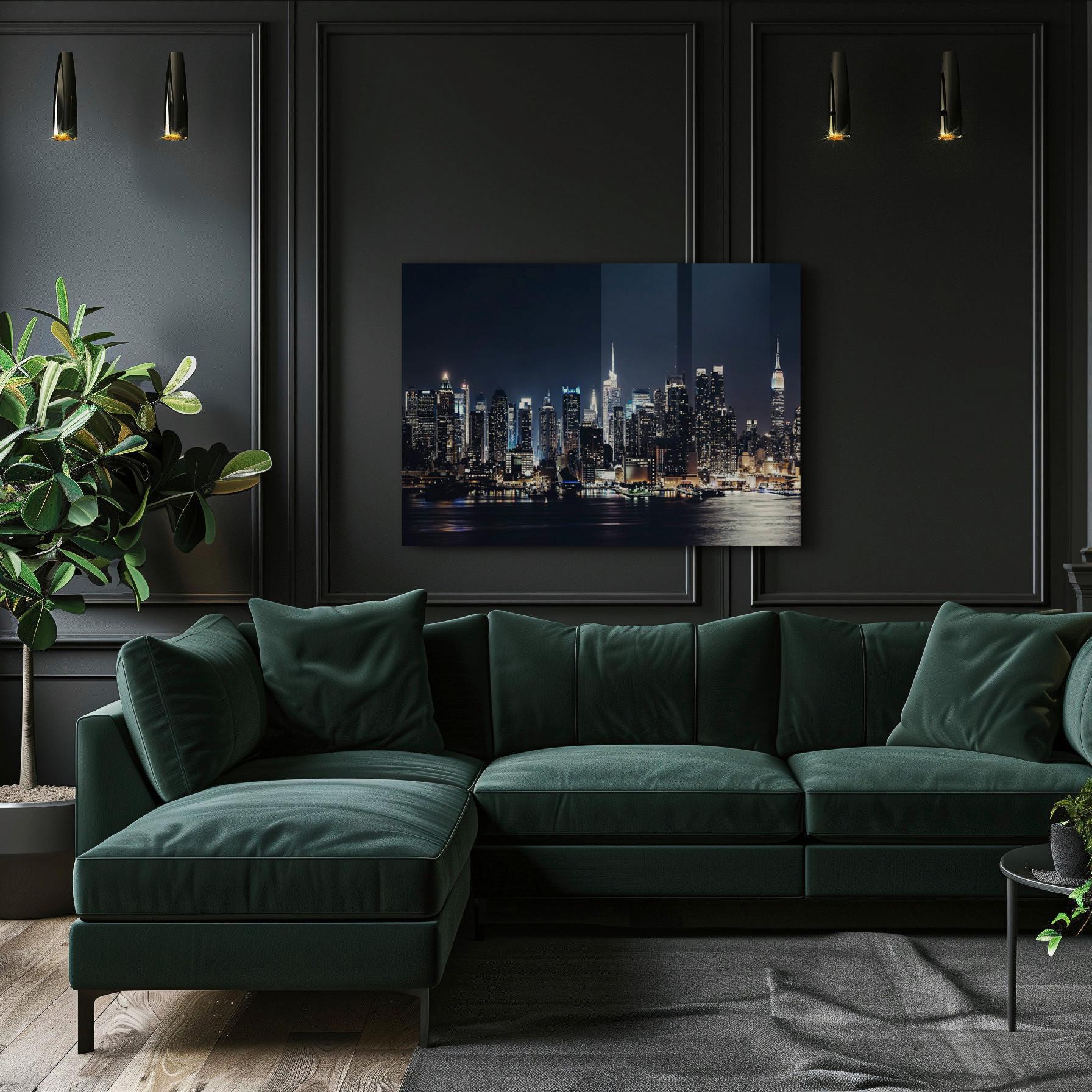 Glasbild Vetro ca. 70x100cm - Multicolor, Glas/Papier (100/70cm) - Modern Living