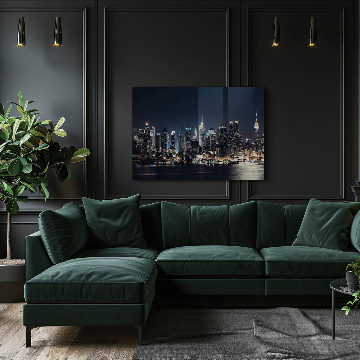 Glasbild Vetro ca. 70x100cm - Multicolor, Glas/Papier (100/70cm) - Modern Living