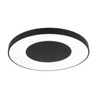 LED-Deckenleuchte Jumpo Schwarz/Weiß max. 48 Watt - Weiss/Schwarz, Modern, Kunststoff/Metall (70/7cm) - Mömax