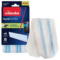 Wischbezug Ersatz H2PRO Weiß/Blau - Blau, Basics, Textil (11/20/23cm) - Vileda