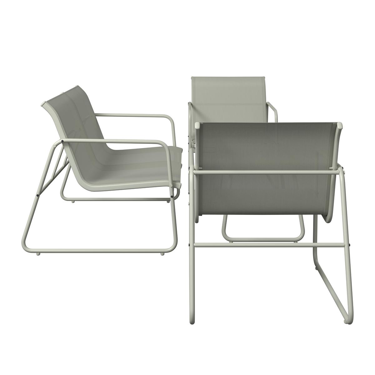 Vrtni Set Alin 2, Zelena, 4-Delno - žajbljevo zelena, Basics, kovina/steklo - Mömax