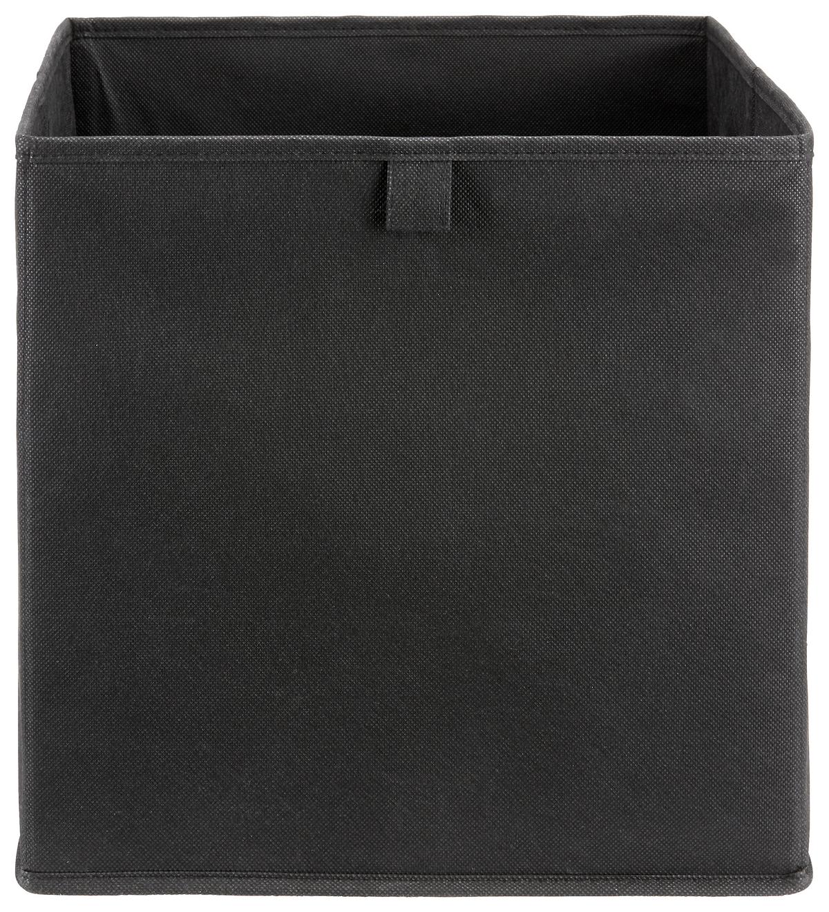 Aufbewahrungsbox Nino in Schwarz - Schwarz, Modern, Karton/Textil (32/32/32cm) - Mömax