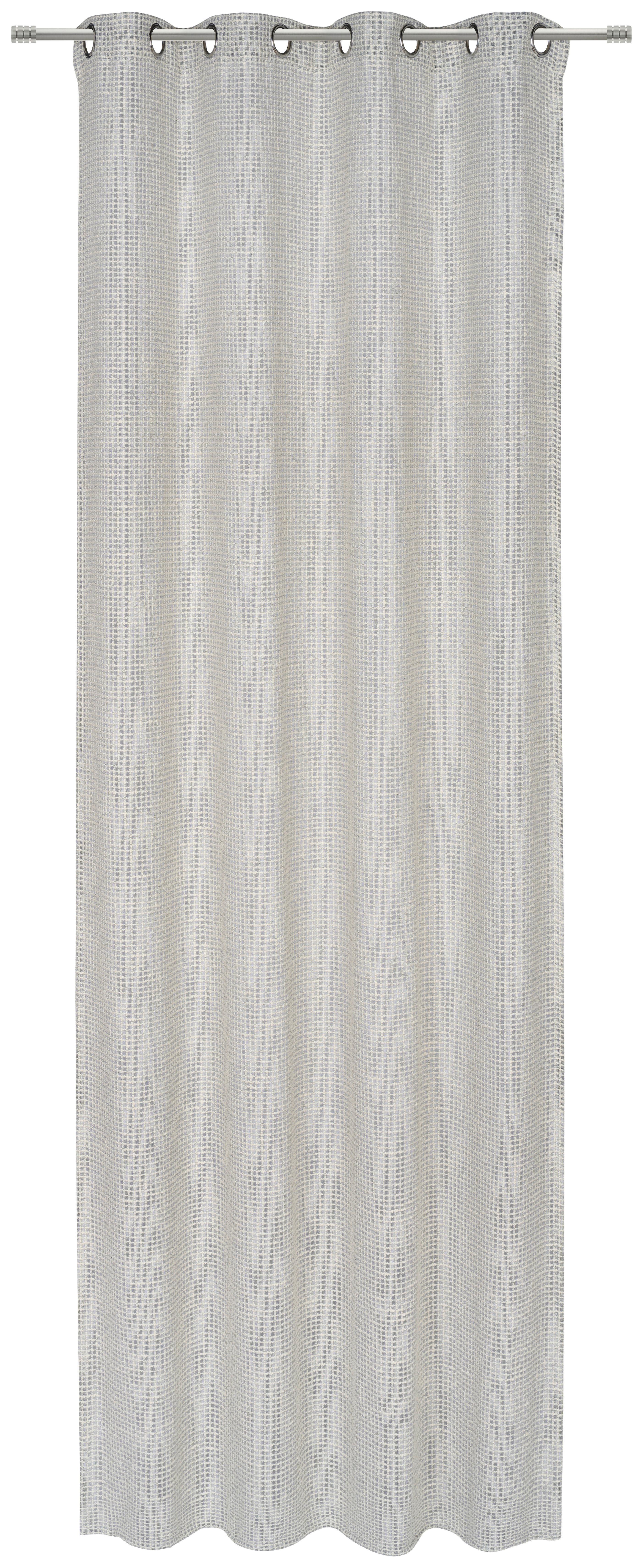 ZASŁONA NA PRZELOTKACH DASCO - szary, Design, tkanina (140/260cm) - Dieter Knoll