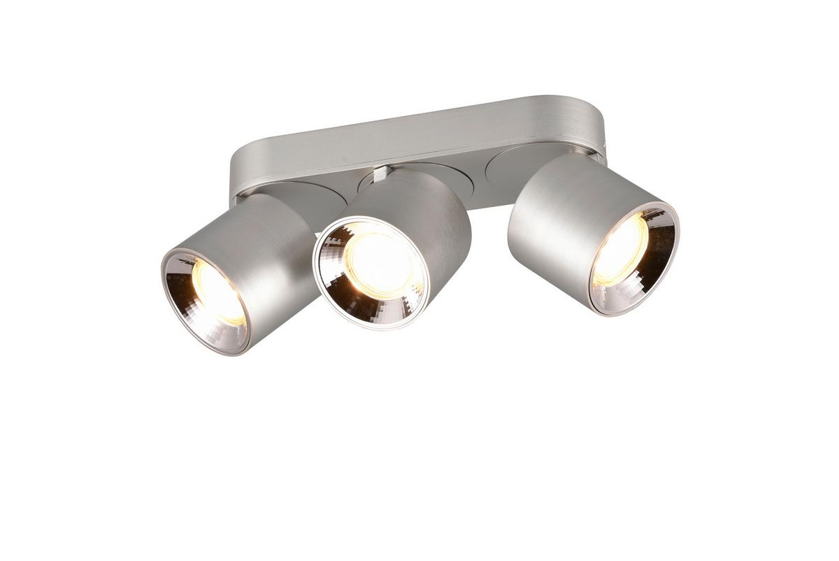 Strahler Guayana Nickelfarben max. 10 Watt - Nickelfarben, Basics, Metall (27,3/12/8,7cm) - Trio Leuchten