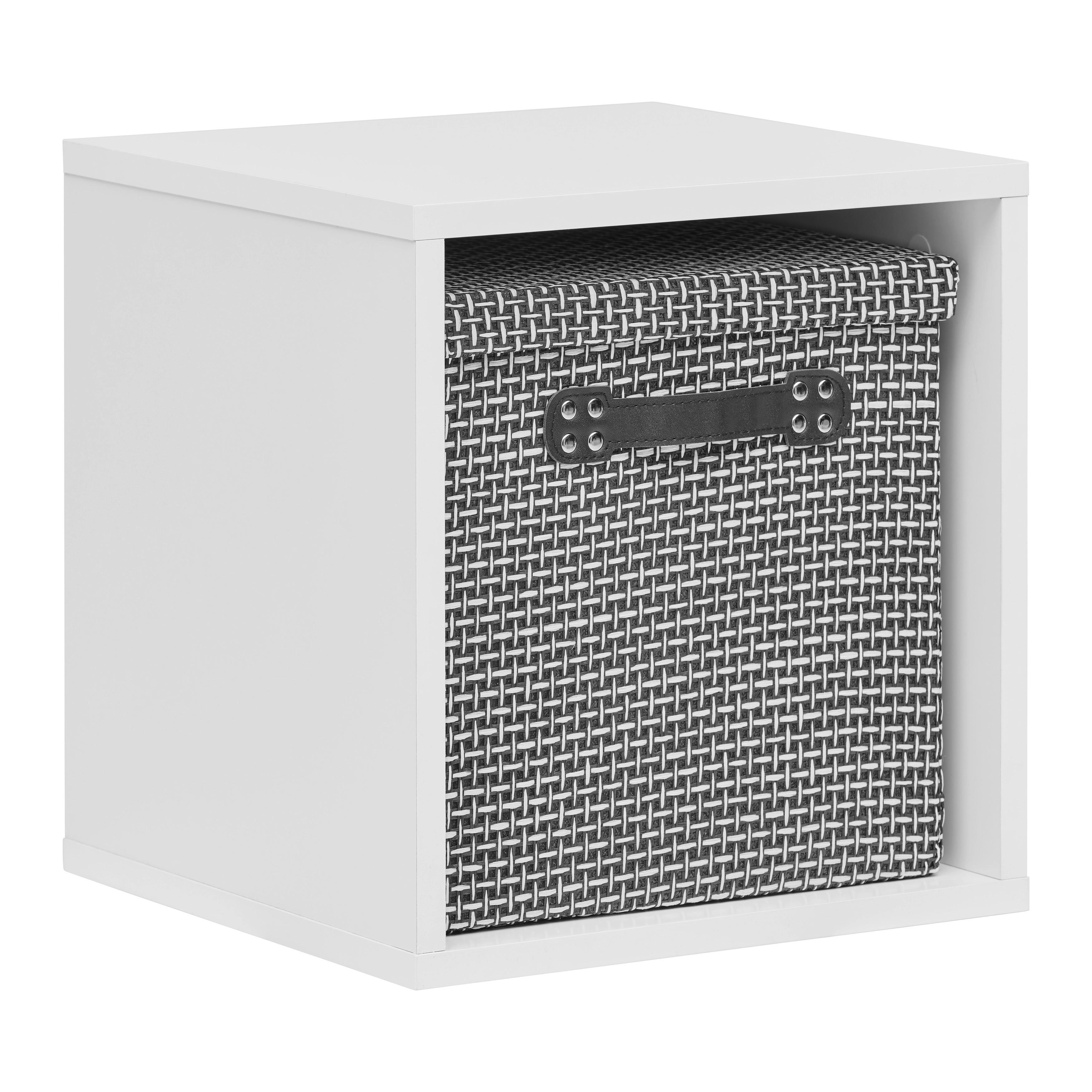 Box Lugo Weiß - Weiß, MODERN, Holzwerkstoff (35,2/35,2/34,4cm) - Mömax