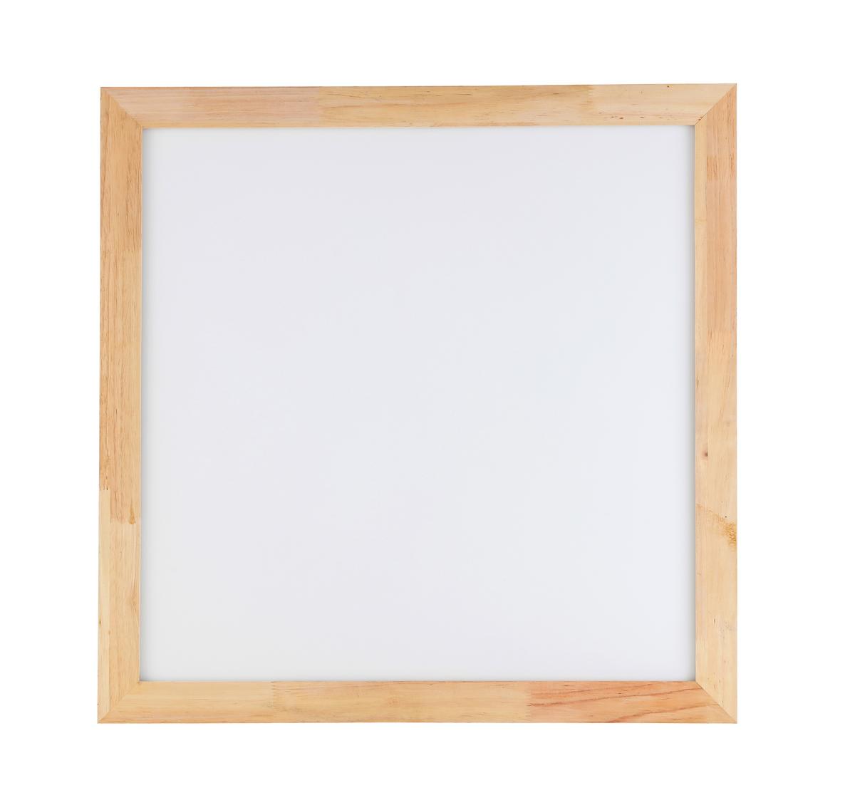 LAMPA SUFITOWA LED HINA *SBN* - kolor naturalny/czarny, Basics, tworzywo sztuczne/metal (45/45/4,5cm) - Novel