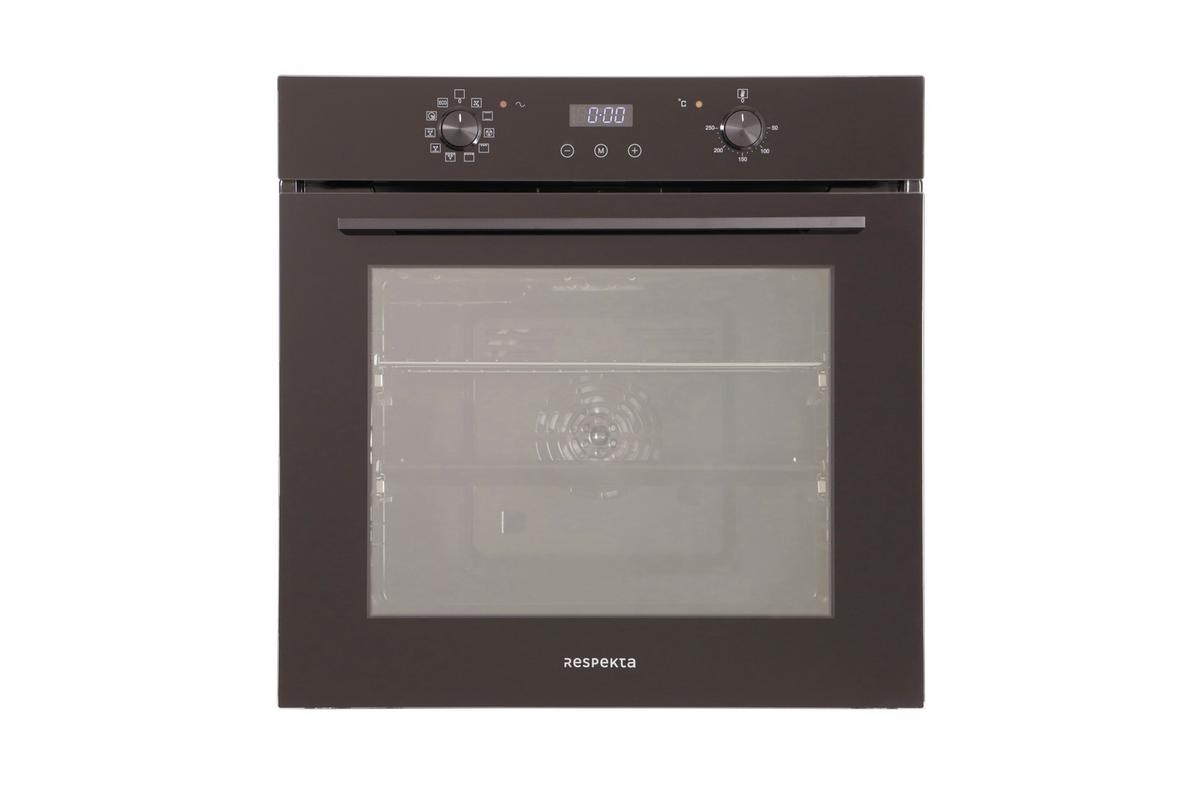 Küchenblock Anton m. Geräten Schilfgrün - Schilfgrün/Wildeiche, Trend, Holzwerkstoff/Metall (220cm) - Respekta