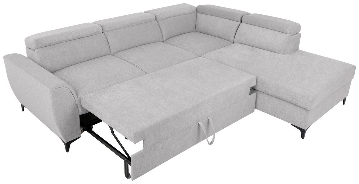 COLțAR LAPIS - gri deschis, Konventionell, textil (255/217cm) - Modern Living