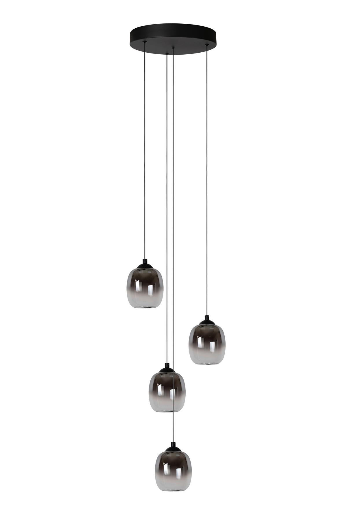 LAMPA WISZĄCA LED 74419/20/30 TAMINO - czarny, Design, metal (36/36/150cm) - Lucide