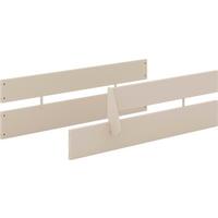 ZESTAW ZABEZPIECZEŃ DO ŁÓŻKA SICHERHEITSSET - beżowy, Basics, materiał drewnopochodny (146cm) - Paidi