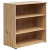 Polica Multi - hrast Artisan/antracit, Moderno, drvni materijal/plastika (80/83/40cm) - Modern Living
