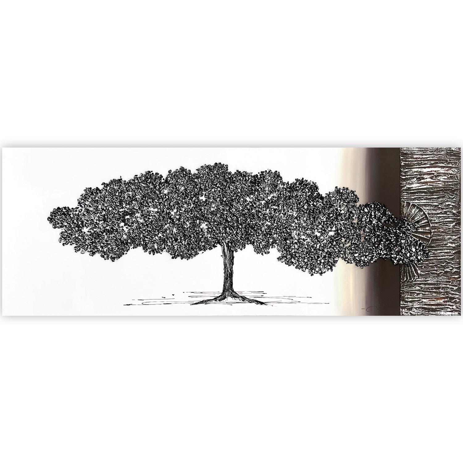 OBRAZ OLEJNY 8434155247898 - czarny/brązowy, Lifestyle, materiał drewnopochodny/tkanina (150/55cm) - Monee