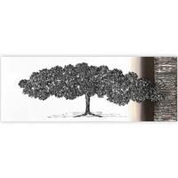 OBRAZ OLEJNY 8434155247898 - czarny/brązowy, Lifestyle, materiał drewnopochodny/tkanina (150/55cm) - Monee