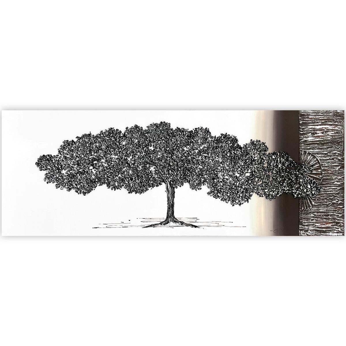 OBRAZ OLEJNY 8434155247898 - czarny/brązowy, Lifestyle, materiał drewnopochodny/tkanina (150/55cm) - Monee