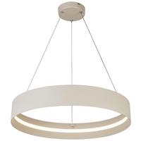 LAMPA WISZĄCA TERESA - biały/kolor piaskowy, Trend, tworzywo sztuczne/metal (58,4/120cm) - Collet's Monde