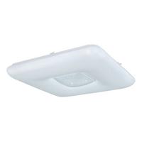 Led Mennyezeti Lámpa 50/50 - opál, Basics, műanyag/fém (50/50/8cm) - Globo