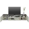 TV-BÄNK MUNDI - vit/vit högglans, Modern, metall/trämaterial (240/51/45cm) - Mömax