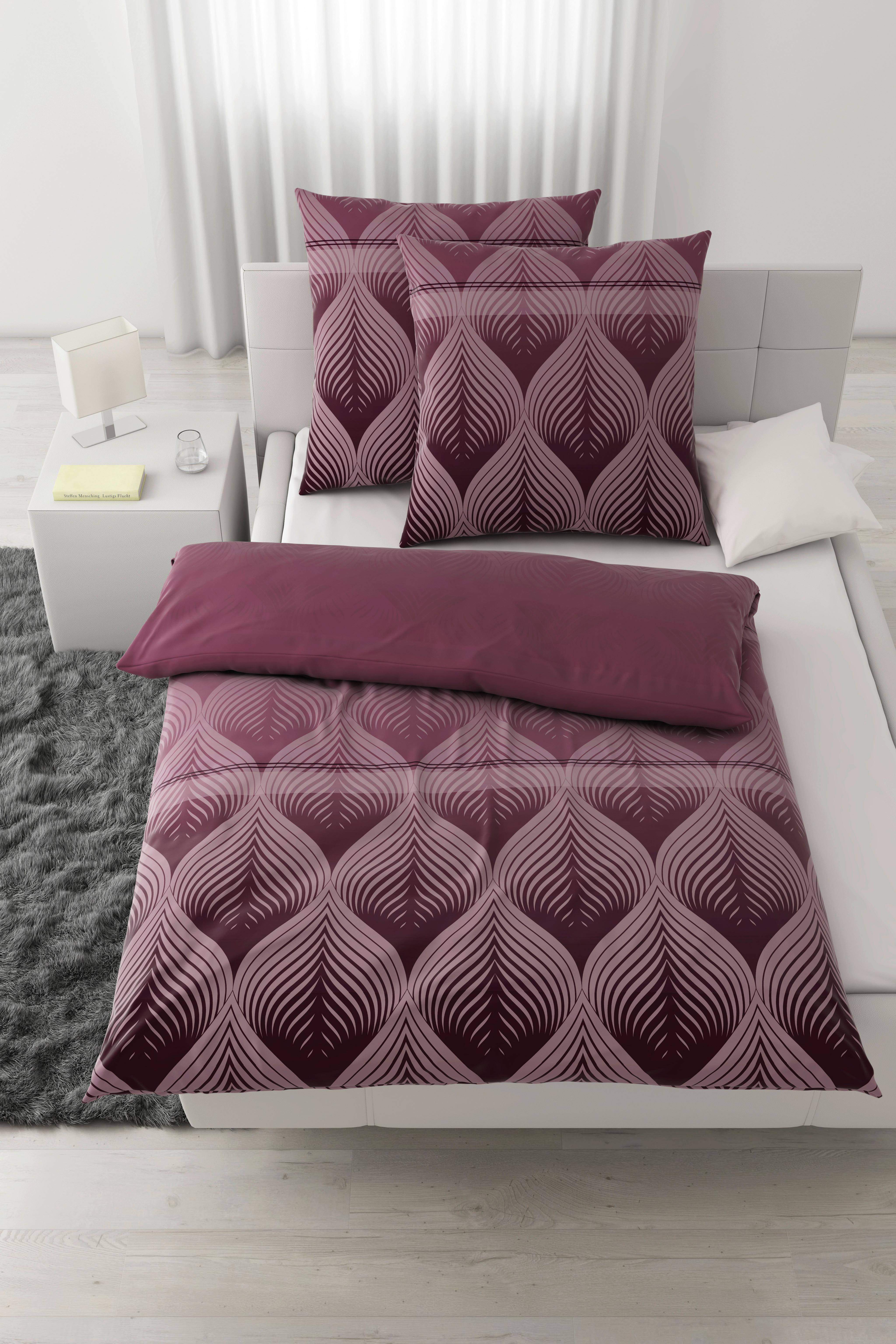 Bettwäsche Domps XXL Mauve ca. 200x200cm - Mauve, MODERN, Textil (200/200cm) - Modern Living