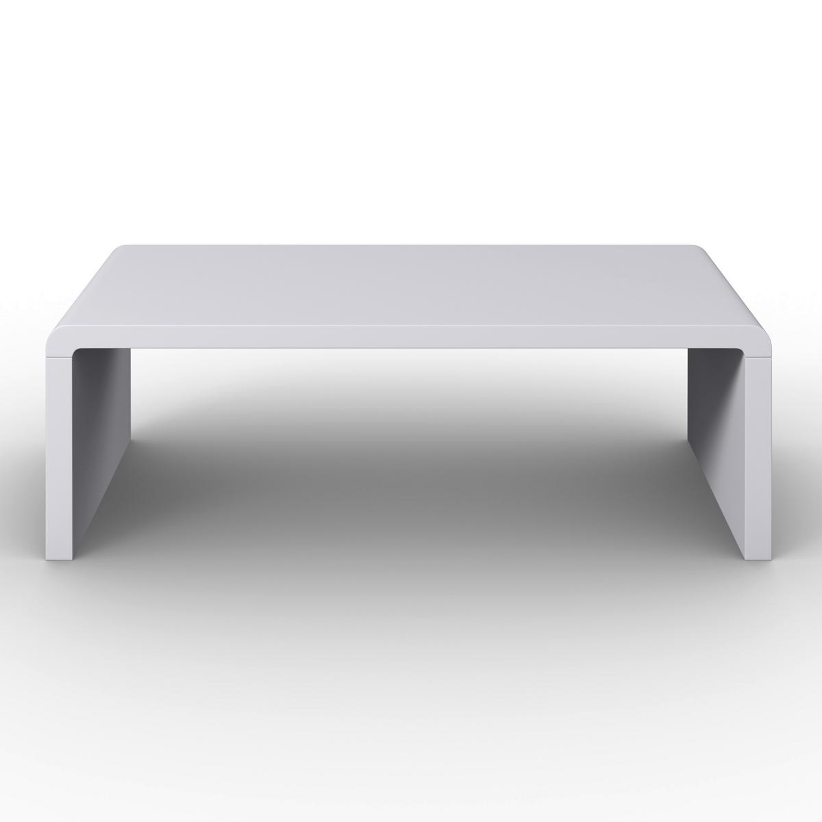 Couchtisch Linea Weiß MDF 110/38/50 CM - Creme/Weiß, MODERN, Holzwerkstoff (110/38/50cm)