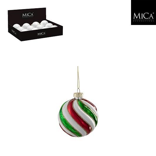 Kroglica Za Božično Jelko Candy Cane Swirl - Moderno (8cm) - Mömax