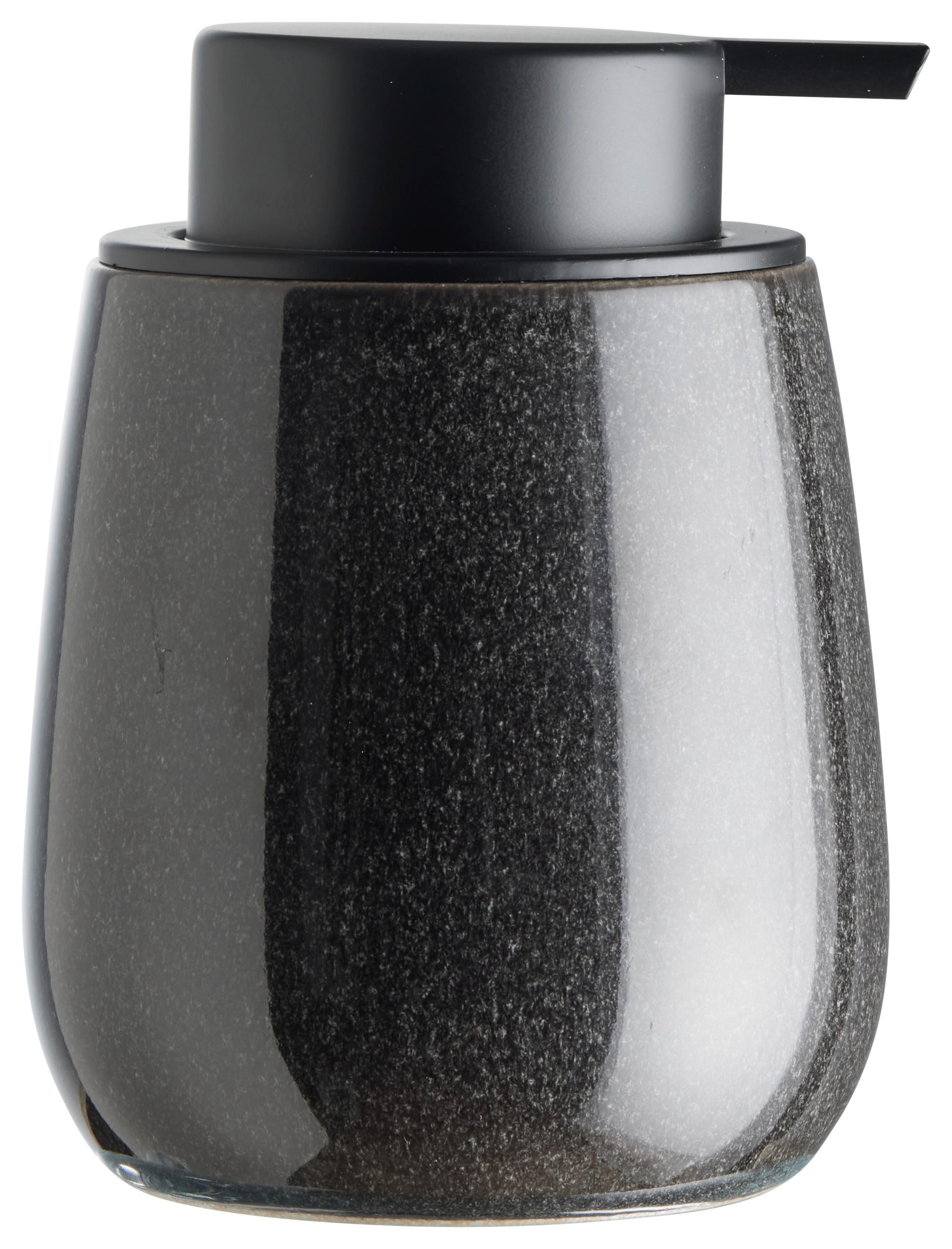 Szappanadagoló Magnus - fekete/sötétszürke, Modern, kerámia (8,0/12,5cm) - Mömax