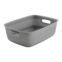Coșuleț pentru depozitare Maja - cca. 10L - gri, Modern, plastic (39/29/13cm) - Mömax