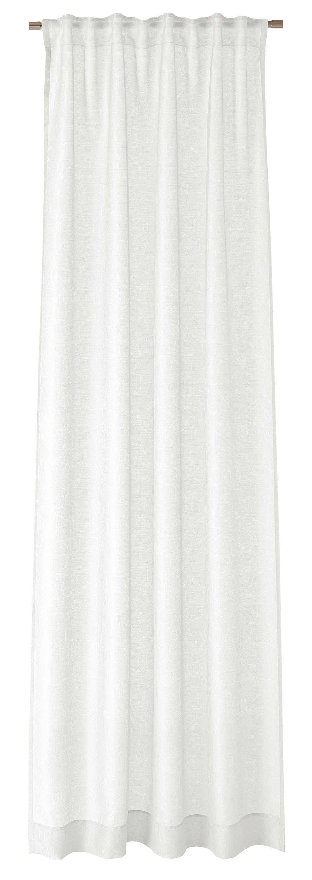 ZASŁONA GOTOWA JOOP! J-ORNAMENT ALLOVER - biały, Basics, tkanina (130/250cm) - Joop!