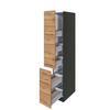Held Apothekerschrank ca. 30 cm Eichefarben - Eichefarben/Anthrazit, MODERN, Holzwerkstoff/Metall (30/200/60cm) - Held