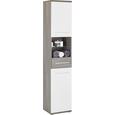 Visoka Omara Santorin - aluminij/črna, Konvencionalno, kovina/umetna masa (40/195/35cm) - Premium Living