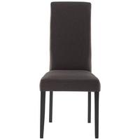 Scaun Roko - maro/negru, Konventionell, lemn (46/101/62cm)