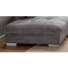 HOEKSOFA ALVITO - Grijs/Zilverkleurig, Design, Hout/Textiel (202/298cm) - P & B