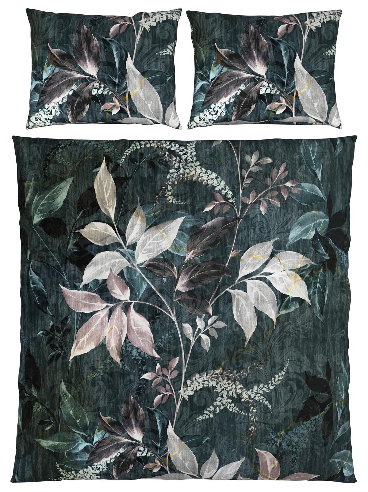 Bettwäsche Chiara XXL Anthrazit ca. 200x220cm - Anthrazit, KONVENTIONELL, Textil (200/220cm) - Modern Living